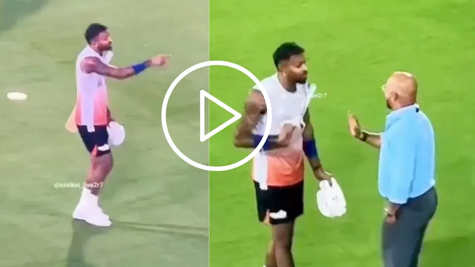 Watch- Hardik Pandya, Murali Kartik involved in brutal fight before Raipur T20I